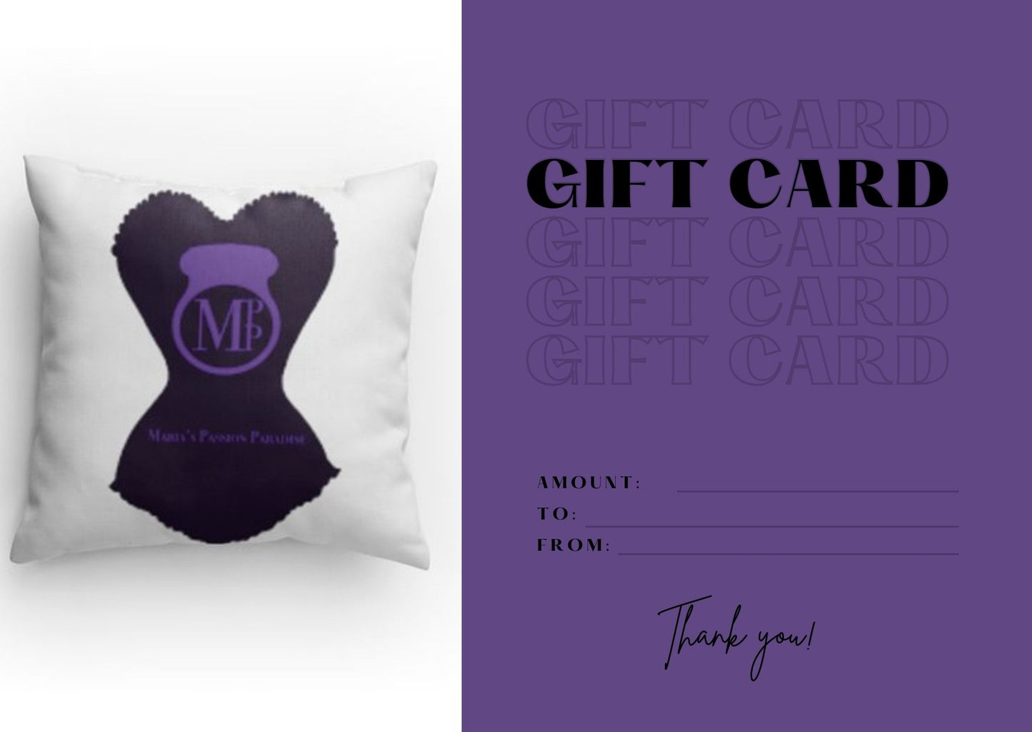 Maria's Passion Paradise E-Gift Card